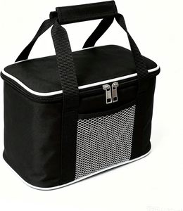 Custom Logo Promotional Reusable Thermal Insulation Bag Wholesale Small 6 Can Non Woven Insulated Lunch Cooler Bag for Food - Product Image 1