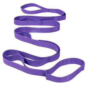 Sangle de yoga Dingfeng verte non élastique, bande de résistance pour l'étirement et le remodelage corporel, unisexe - Product Image 2