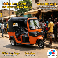 Tricycle électrique Tuk-Tuk avec freins à disque avant et arrière – Approvisionnement direct usine