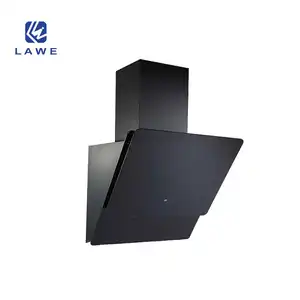Special Design Shape Space Saving and easy to clean Black Side Suction Smart Range Hood Chimney Hood
