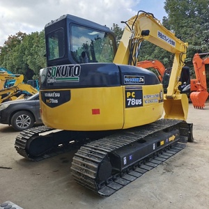 Excavatrice hydraulique d'occasion Komatsu PC78US, Japon, 95% neuve, petite pelleuse d'occasion à vendre - Product Image 1