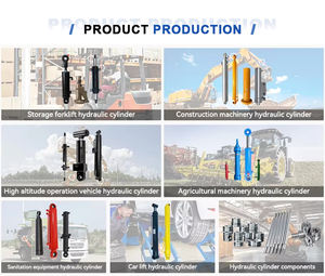 Piston tugas berat kustom silinder hidrolik industri besar silinder hidrolik teleskopik untuk dijual - Product Image 3