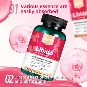 DHOP Kadın Libidosu ve Stres Giderici Jelibonlar, Gelişmiş Yakınlık ve Rahatlama için Bitkisel Karışım - Product Image 4