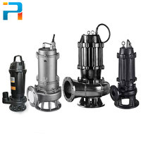 Pompe à eaux usées submersible totale centrifuge portable China Kaiyue 11 kW, grande pompe de relevage 6 pouces 10 CV 18 kW 40 CV 480 V
