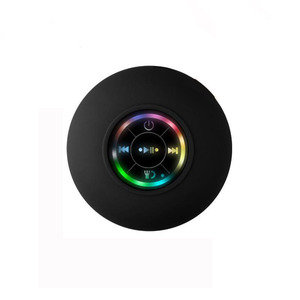 Mini haut-parleur portable étanche IPX4 avec lumières LED, grande ventouse pour fixation murale, idéal pour <span class=keywords><strong>salle</strong></span> <span class=keywords><strong>de</strong></span> <span class=keywords><strong>bain</strong></span> et extérieur - Product Image 2
