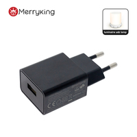 Pabrik Bersertifikat CE RoHS Merryking Menyediakan Charger USB 15W 5V 2A Colokan Eropa Charger Dinding USB untuk Kamera