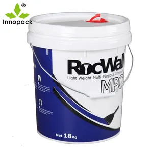 0.5L 1L 3L 5L 10L 15L 16L 20L 25L 30L secchi di plastica contenitori per vasche con coperchi a prova di manomissione