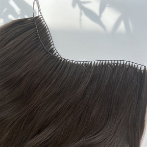 Nuovo prodotto 2025 caldo 10A doppia disegnata a mano legata invisibile trama di piume riccioli crespi extension di capelli umani vergini - Product Image 2