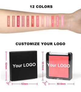 OCHAIN แป้งบลัชออนสำหรับแต่งหน้า,แป้งบลัชออนแบบวีแกนขนาดเล็ก - Product Image 5