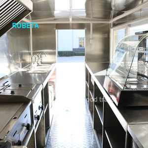 Alta calidad venta de café cocina camión quiosco establo <span class=keywords><strong>Pizza</strong></span> Catering remolque con ruedas y los pies para <span class=keywords><strong>la</strong></span> venta - Product Image 5