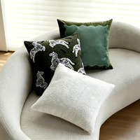 Coussin de dossier carré avec rembourrage en mousse à mémoire de forme, coussin rayé pour usage hôtelier