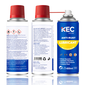 <span class=keywords><strong>Lubricante</strong></span> en Aerosol KEC de Larga Duración Antióxido de 400 ml para Piezas Móviles con Alta Carga de Ruptura, Válida por 3 Años - Product Image 2