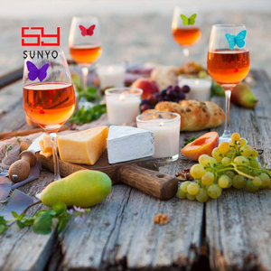 SUNYO, marcadores de silicona para bebidas, copa de <span class=keywords><strong>vino</strong></span>, abalorios de copa de <span class=keywords><strong>vino</strong></span> multicolor, etiquetas de mariposa, copa de <span class=keywords><strong>vino</strong></span> para Bar, fiesta, bebida familiar - Product Image 3
