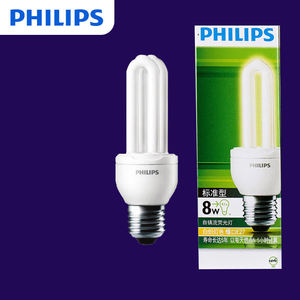 Lámpara de Ahorro de Energía <span class=keywords><strong>Philips</strong></span> 2U 3U 4U Tipo Tornillo 5W 8W 11W 12W 14W <span class=keywords><strong>15W</strong></span> 18W 23W Luz de Ahorro de Energía - Product Image 2