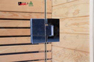 ห้องซาวน่าอบไอน้ำแบบดั้งเดิม รุ่นใหม่ ซีรีส์ SIP-I058 ยี่ห้อ <span class=keywords><strong>Vapa</strong></span> Direct Manufacturer  แบบฟูลสเปกตรัม ทำจากไม้เฮมล็อก สำหรับ 1 คน เหมาะสำหรับใช้ในโรงแรม - Product Image 4
