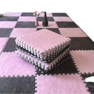 Thảm ghép dễ lắp đặt, chống trơn trượt, thiết kế tùy chỉnh, an toàn cho trẻ em, làm từ mút xốp - Product Image 1