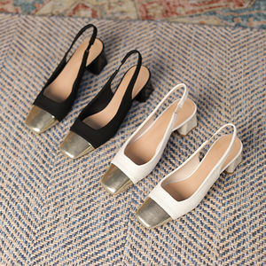 Zapatos de Tacón Grueso Estilo Coreano para Mujer, Ligeros, Transpirables, a la Moda, para Otoño, 5 cm - Product Image 2
