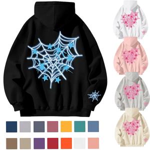 Sudadera con Capucha Extra Grande de Felpa Francesa 100% Algodón de Alta Calidad Personalizada OEM, Sudadera con Capucha de Manga Larga con Estampado 3D - Product Image 1