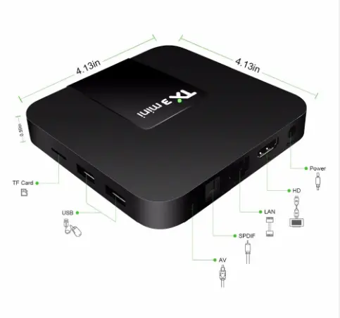 TX3 Mini S905w 1g8g Display Digital Suporte 1-3 dispositivos Estável Trabalhando 4K Iptv M3u Lista Para Smart Tv BOX 4k Free test