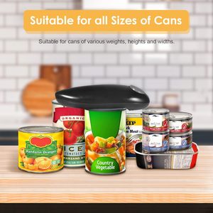 Ouvre-boîte électrique portable et automatique pour la cuisine, à piles, avec fonction tactile de sécurité pour bocaux, bouteilles et boîtes de conserve - Product Image 2