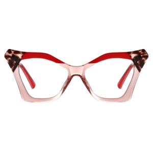 Montures de lunettes carrées TR90 87291 anti-lumière bleue, monture complète, unisexe - Product Image 1