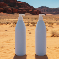 Botol Pompa HDPE Ramah Lingkungan 1000ml untuk Serum Perawatan Kulit, Krim Wajah, Sabun Mandi, Sampo, Desain Mulut Kecil untuk Penggunaan Sehari-hari