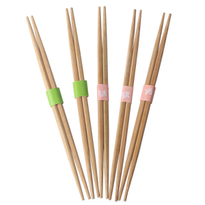 Sushi giapponese stampa personalizzata di bambù bacchette a doppia estremità con bacchette di legno premium lucidate su entrambi i lati - Product Image 3