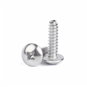 M2 M2.3 M2.6 M3 M3.5 M4 M5 M6 Stainless Steel Phillips Mushroom Head Undercut Thread Forming Rolling <b>Screws</b> - Product Image 5