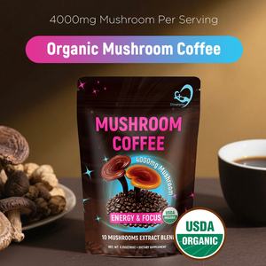 Café Instantáneo Arábica Premium de Chinaherbs, con Ganoderma, para Concentración y Claridad, Energía, Café Instantáneo Orgánico con Hongos - Product Image 6