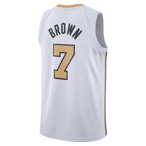 2025 Hommes Boston # 7 Maillots de basket-ball personnalisés en jersey marron, chemises brodées, uniformes pour jeunes, vêtements de sport avec logos - Product Image 5