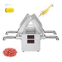 220v/50hz monophasé 1200W presse à huile automatique Machine tournesol cacahuète sésame huile pressage comestible quatre têtes presseur d'huile