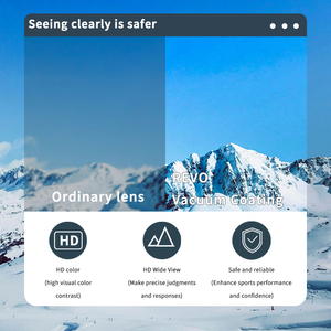 रैट्स स्की गॉगल क्यूवी 400 सुरक्षा डिजाइन स्नोबोर्ड स्कीइंग चश्मा एंटी-फॉग लेंस ओग बर्फ सुरक्षा खेल धूप का चश्मा कस्टम लोगो - Product Image 5