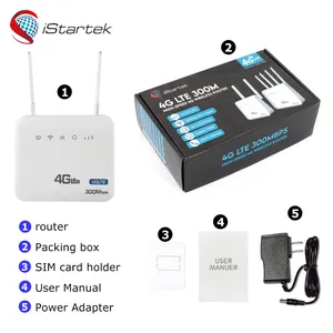 4G 5G Rauter Wi Fi Routeur RJ11 Volte VPN WI-FI 300 mbps Simcard 3G 4G LTE CPE WiFi Roteador sem fio com slot para cartão Sim