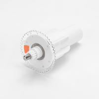 Kit de support de rideau à enrouleur en métal moderne de 38 mm en forme de U avec perles, embout de fin de course robuste, largeur maximale de 2 m pour accessoires de rideaux