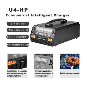 เครื่องชาร์จแบตเตอรี่โดรนอัจฉริยะ U4 EV-PEAK 100V-240V สำหรับโดรนแข่งขันและอีทอล - Product Image 2