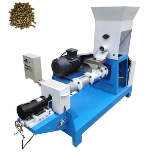 Dry Dog Food Pellet Making Machine Cold Pressed Pet Feed Making Machine Fish Feed Extruder - Product Image 1