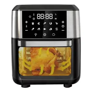 10-In-1 Digital <b>Air</b> <b>Fryer</b> Oven With 1800W Power, 12L Capacity, Ceramic Non-Stick Coating, Touch Screen Control, Stainless Steel - Product Image 6