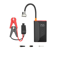 Functional trending product portable air pump new car smart electronics tire inflators 10400mAH tire inflator digital