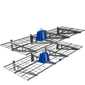 Kệ 24-inch-by-72-inch tường kệ nhà để xe lưu trữ giá kệ nổi, đen mạnh mẽ nhà để xe Tổ Chức, kệ lưu trữ đơn vị, - Product Image 1