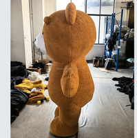 Costume de mascotte d'ours en peluche géant portable pour la marche gonflable Efun, ours en peluche de taille humaine, cadeau de Saint-Valentin