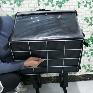 Zaino Borsa Termica Impermeabile Commerciale da 32L 48L per Consegna Cibo con Logo Personalizzato, per Pizza Calda Stile Just Eat con Luce Posteriore per Scooter - Product Image 4