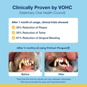 Poudre dentaire naturelle et efficace pour chiens, pour le nettoyage des dents, éliminateur de plaque, solution de soins bucco-dentaires pour animaux de compagnie, additif pour l'eau - Product Image 2