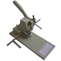 Machine à œillets de poinçonnage manuelle de 4mm pour tissu publicitaire, vêtement, sac en papier, rideau