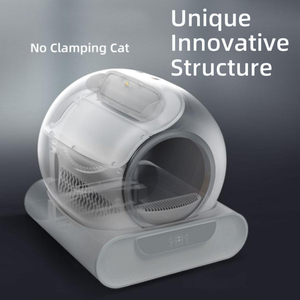 Caja de Arena Inteligente para Gatos, Redonda, de 65L, Autolimpiable, con Bajo Nivel de Ruido, Operación Táctil, Control por Aplicación, Plástico ABS Resistente, Venta al Por Mayor - Product Image 2