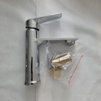 Robinet de lavabo en gros au meilleur prix, mitigeur de salle de bain à poser, chromé, monotrou
