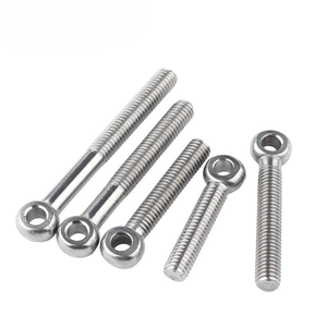 Prix usine Chine Vis à œil pivotant en acier inoxydable et acier au carbone M6 M8 M10 M12 avec anneau de jonction et trou de fixation à œil de poisson - Product Image 3