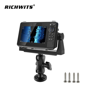 Richwits Fish Finder Mounting <b>Bracket</b> <b>Black</b> Plastic Rotating Base For Boat Marine GPS Equipment Dashboard Installation - Product Image 2