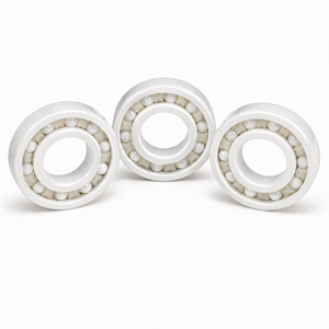 6007 Full Ceramic <b>Bearing</b> ZrO2 35x62x14mm PTFE Cage Open Corrosion Resistant Non Magnetic Insulating for Chemical Equipment - Product Image 3
