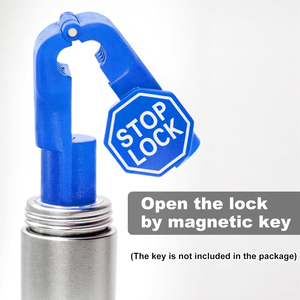 Anti Theft Stopper Red Mobile Phone Accessory Hook Locks Retailer <b>Padlocks</b> with Slot Plate Locks Supermarket - Product Image 6