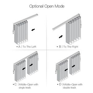 ستائر عمودية آلية، ستائر وهمية لظل الفناء، ستائر الأحلام، شرائح للباب المنزلق، ستائر فاخرة، بيرسيانا - Product Image 5